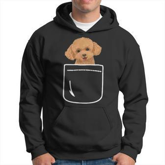 Cute Toy Poodle Dog In Your Pocket Puppy Lover Hoodie | Mazezy