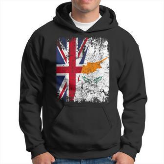 Cyprus Half Britain Uk Friendship Flag Cypriot Hoodie - Thegiftio UK