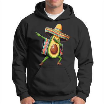 Dabbing Avocado Mexican Poncho Cinco De Mayo Hoodie - Monsterry CA