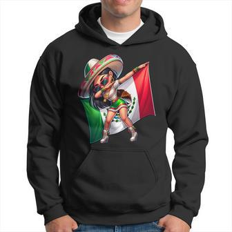 Dabbing Mexican Woman Hoodie | Mazezy