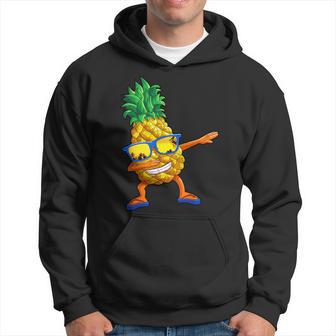 Dabbing Pineapple Kid Beach Vacation Summer Hawaii Hoodie - Monsterry