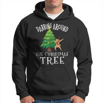 Dabbing Reindeer Dab Rudolph Christmas Tree Hoodie - Monsterry CA