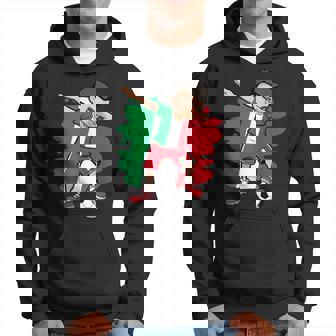 Dabbing Soccer Boy Italy Fans Jersey Italian Football Lovers Hoodie - Thegiftio