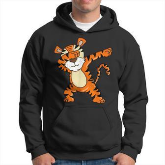 Dabbing Tiger Boys Tiger Dab Hoodie - Seseable