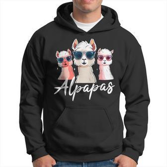 Dad Alpaka Lama Fan Liebhaber Papaatertag Geschenk Alpapa Kapuzenpullover - Geschenkecke