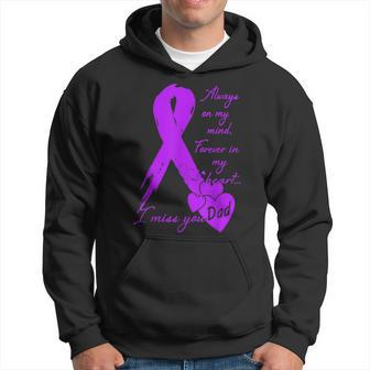 Dad Always On My Mind Forever In My Heart Hoodie - Monsterry