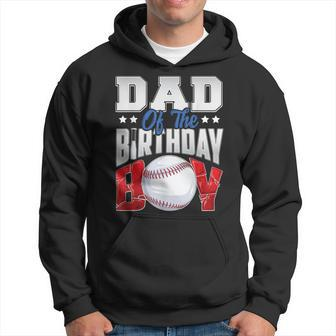 Dad Baseball Birthday Boy Family Baller B-Day Party Hoodie - Thegiftio UK
