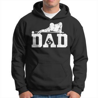 Dad Billiards Father's Day Pool Player Grandpa Hoodie - Monsterry