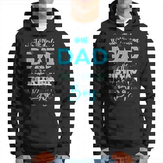 Dad Of The Birthday Boy Winter Onederland Family Hoodie - Thegiftio