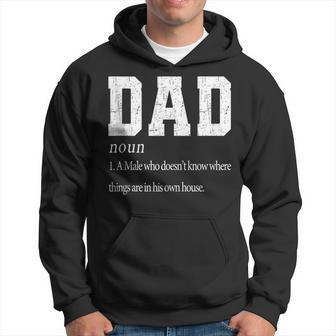 Dad Definition Father's Day Quote Daddy Papa Hoodie - Thegiftio UK