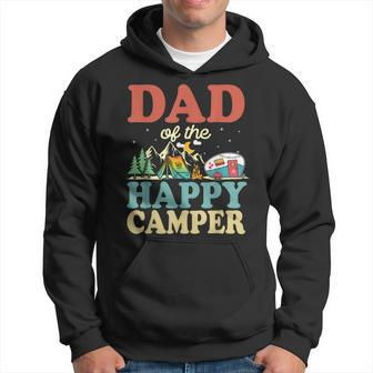 Dad Of The Happy Camper First Birthday Camping Family Hoodie - Monsterry CA