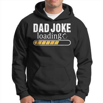 Dad Joke Loading Retro Fathers Day Dad Quotes Hoodie - Thegiftio UK