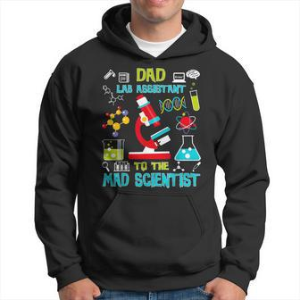 Dad Lab Assistant Mad Scientist Party Birthday Hoodie - Monsterry UK