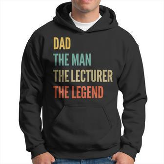 The Dad The Man The Lecturer The Legend Hoodie - Monsterry DE
