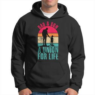 Dad And Son Greatest Father Friendship Dad Father's Day Hoodie - Monsterry DE