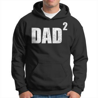 Dad Squared Second Pregnancy Announcement 2 Kid Hoodie - Monsterry
