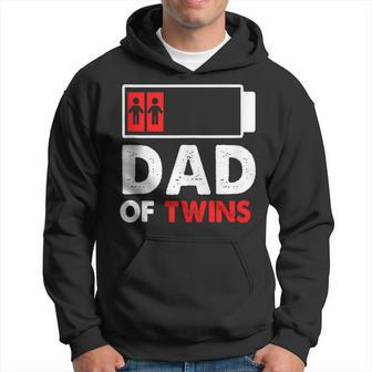 Dad Of Twins Boy Fathers Day For Dad Papa Hoodie - Thegiftio UK