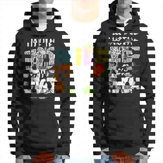 Dad Of The Wild And Two Zoo Safari Jungle Birthday Hoodie - Thegiftio