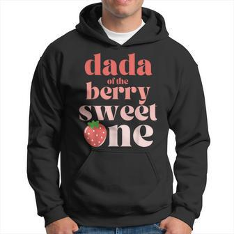 Dada Of The Berry Sweet One Strawberry Birthday Party Dad Hoodie - Monsterry UK