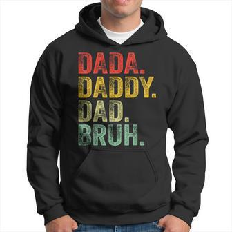 Dada Daddy Dad Bruh Fathers Day Dad Vintage Hoodie - Monsterry CA