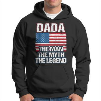 Dada The Man The Myth The Legend Dad Grandpa Fathers Day Hoodie - Monsterry AU