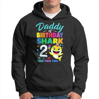 Daddy Of Birthday Shark 2Nd Matching Oufit Party For Family Hoodie - Thegiftio UK