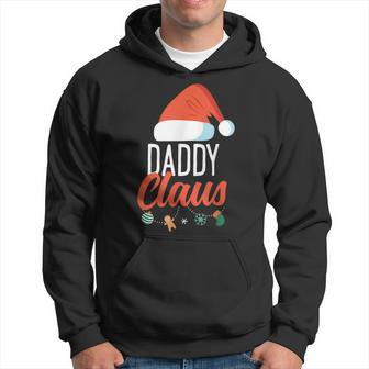 Daddy Claus Family Christmas Couples Dad Santa Hoodie - Monsterry UK