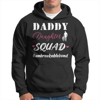 Daddy And Daughter Squad Children Dad Papa Fathers Day 2024 Hoodie - Seseable