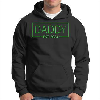 Daddy Est 2024 Father's Day 2024 New Dad To Be For Men Hoodie - Thegiftio UK