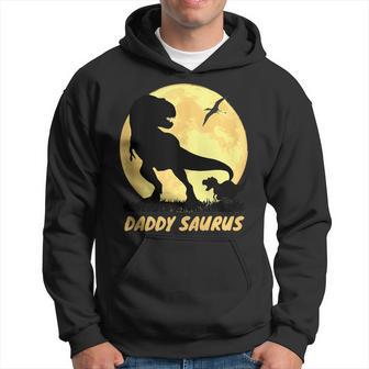 Daddy Saurus Dinosaur Father's Day Men Hoodie - Thegiftio UK