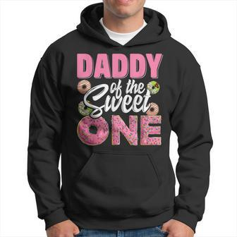 Daddy Of The Sweet One Birthday 1St B-Day Donut One Party Hoodie - Thegiftio UK
