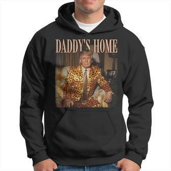 Daddy's Home Trump Trump 2024 Leopard Maga Hoodie - Seseable
