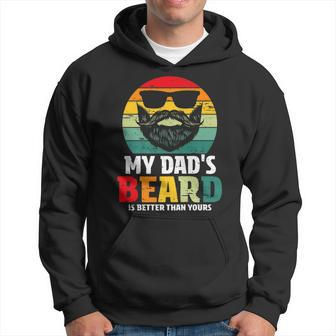 My Dad's Beard Is Better Than Yours Vintage Fathers Day Hoodie - Monsterry