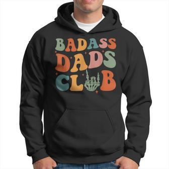 Dads Dad Groovy Fathers Day Hoodie - Seseable