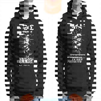 Dads We're Like Moms Only Smarter Father's Day Hoodie | Mazezy