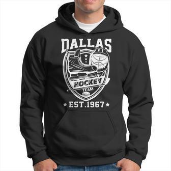 Dallas Texas Star Sticks Hockey Team Vintage Est 1967 Hoodie - Monsterry