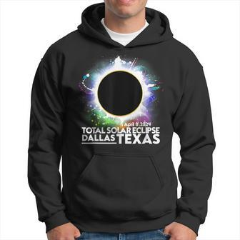 Dallas Texas Total Solar Eclipse 2024 April 8 Totality Hoodie - Seseable