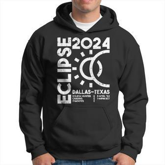 Dallas Texas Total Solar Eclipse April 8 2024 Totality Hoodie - Monsterry CA