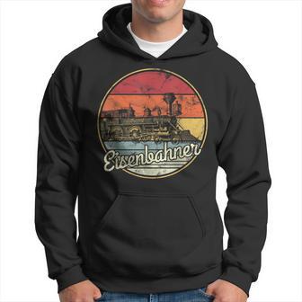 Dampflokomotive Eisenbahner Dampflok Vintage Hoodie - Seseable