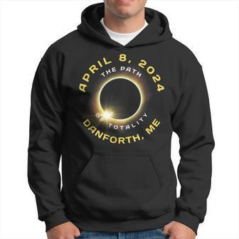 Danforth Maine Solar Eclipse Totality April 8 2024 Hoodie - Seseable
