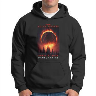 Danforth Maine Total Solar Eclipse 2024 Hoodie - Monsterry