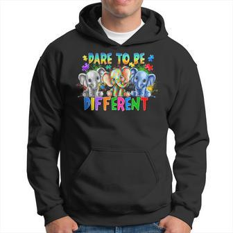 Dare To Be Different Autism Awareness Hoodie - Monsterry