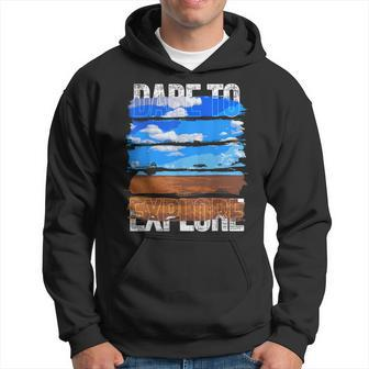 Dare To Explore Fields Hoodie - Monsterry AU