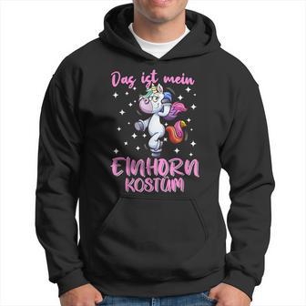 Das Ist Mein Unicorn Costume Hoodie - Seseable