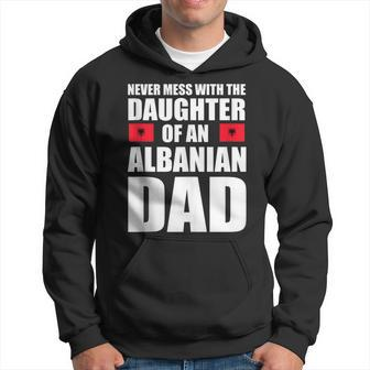Daughter Of Albanian Dad Albania Flag Hoodie - Monsterry