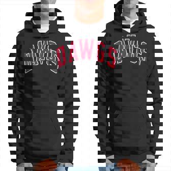Dawgs Go Dawgs Sic Em Team Mascot School Spirit Game Day Hoodie - Seseable
