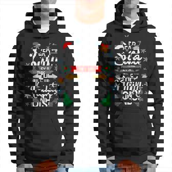 Dear Santa They Are The Naughty Ones Christmas Pajama Hoodie - Seseable
