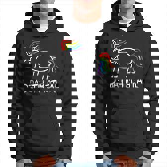 Death Metal Licorne Cadeau Sweat à capuche - Cadeauxyz