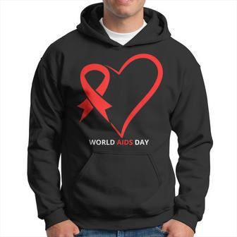 In December We Wear Red World Aids Day 2023 Hoodie - Thegiftio UK
