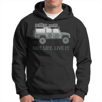 Defender Roof Tent Offroad 4X4 Travel Vehicle Hoodie - Thegiftio UK
